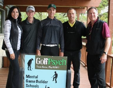 October 19-21 Golfpsych Mental Game School - Stephany Ritchie, Spencer Olejniczak, Rob Ritchie, Jon Stabler, Steve Olejniczak