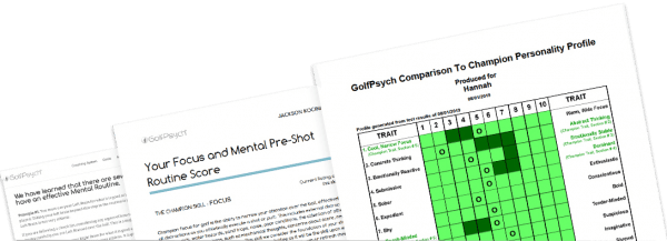 Golf Goals Reports
